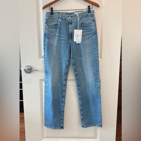 Ag Adriano Goldschmied Saige AG-ED HIGH-RISE STRAIGHT LEG DENIM - Picture 2 of 12